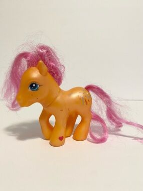 My Little Pony MLP Sparkleworks Fireworks Orange Pink Horse Pony Hasbro 2002
